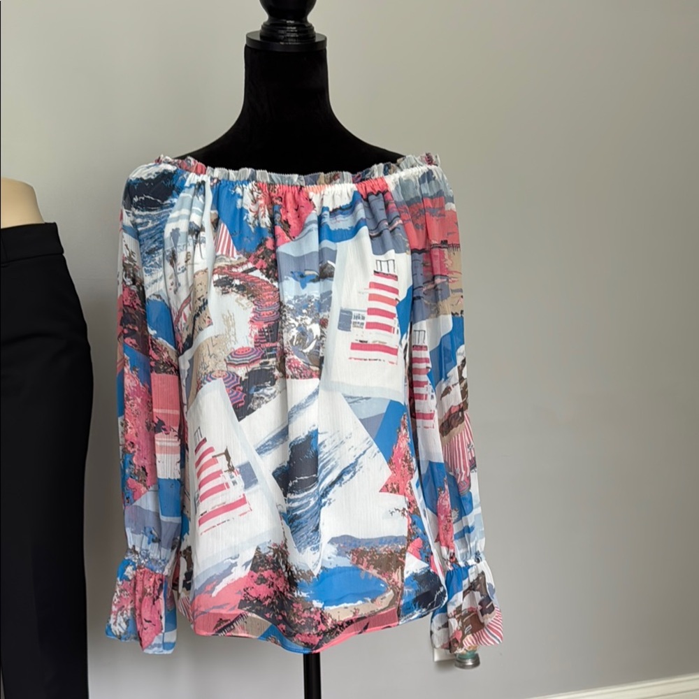 Off-Shoulder Top - Multicolor
